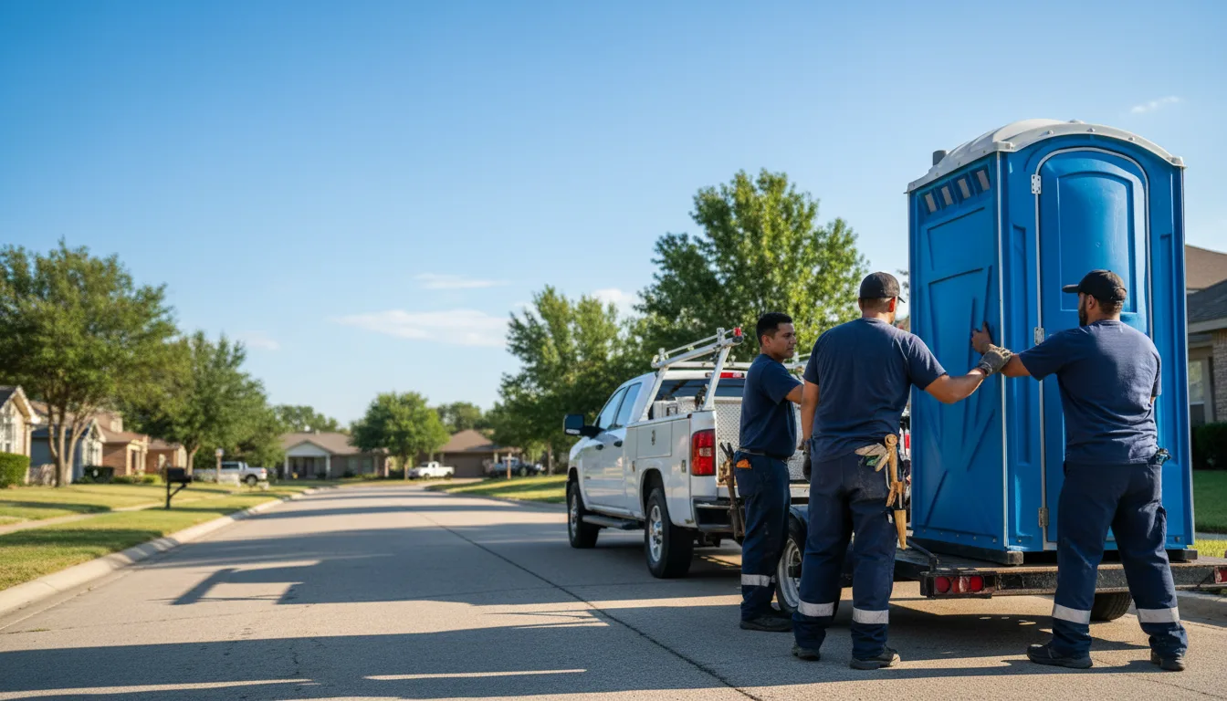 Portable Toilet Rental in La Harpe, KS near me